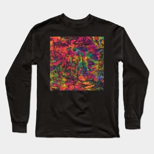 Neon Dream - Colorful Paint Pour/ Fluid Art - Unique and Vibrant Abstract Acrylic Paintings for Art Prints, Canvas Prints, Wall Art, Mugs, Leggings, Phone Cases, Tapestries and More Long Sleeve T-Shirt